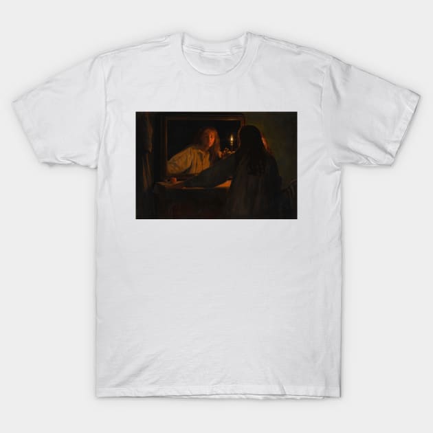 All Hallowe'en by John Collier T-Shirt by Classic Art Stall